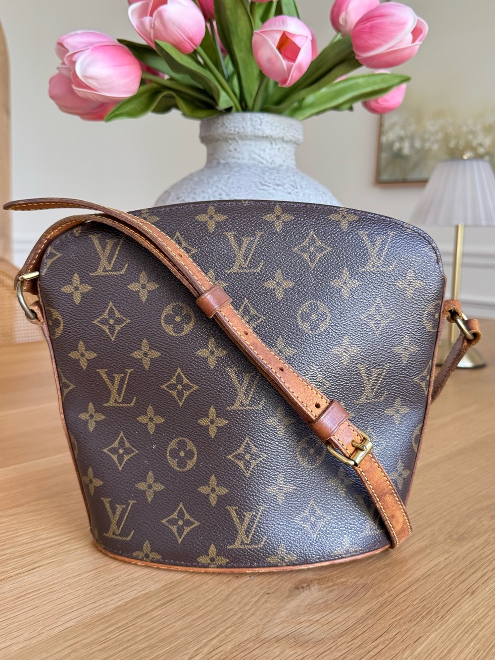 ✅AUTHENTIC✅LOUIS VUITTON DROUOT CROSSBODY BAG